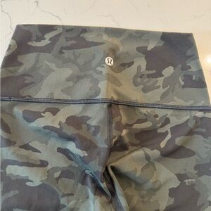 lululemon athletica Camouflage Leggings - Green and OG Green
